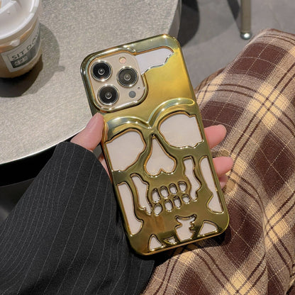 iPhone 14 Pro Max Hollow Skull Design Case