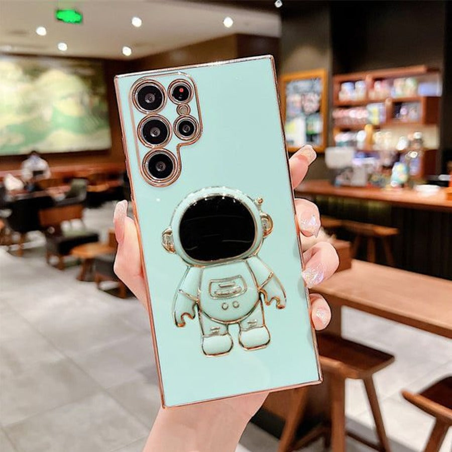 Luxurious Astronaut Bracket Phone Case - Samsung