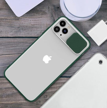 iPhone 11 Camera Lens Slide Protection Matte Case