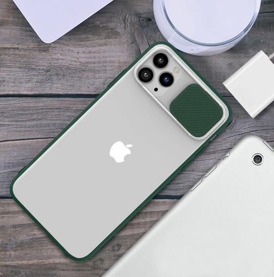 iPhone 11 Pro Camera Lens Slide Protection Matte Case