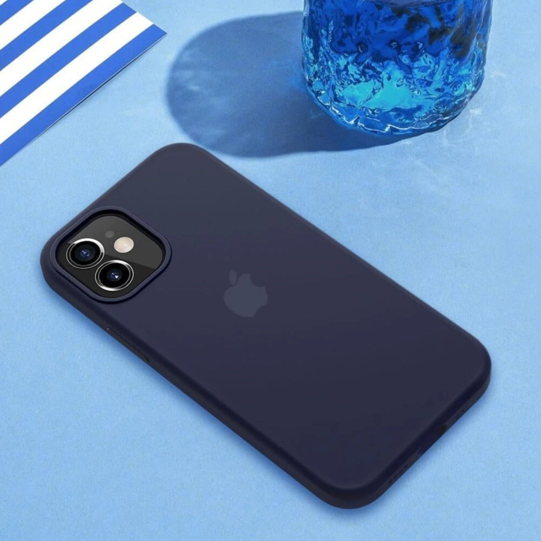 iPhone Series Liquid Silicone Logo Case