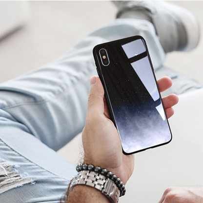 iPhone X Exquisite Moonlit Soft Edge Glass Case