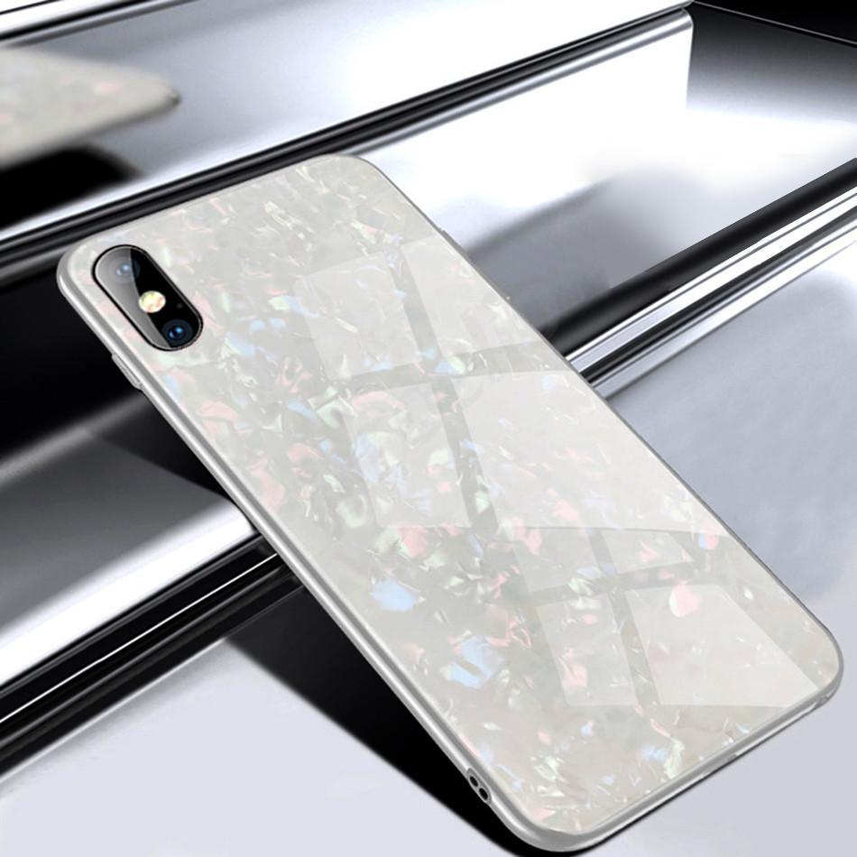 iPhone XS Max Dream Shell Series Textured Marble Case