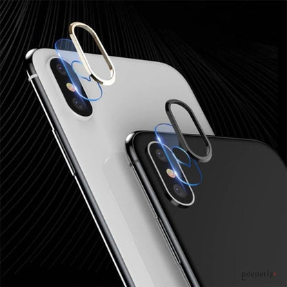 TOTU ® iPhone X Camera Lens Glass Protector and Ring