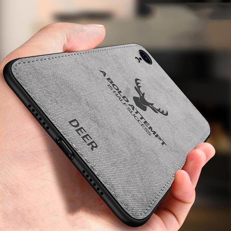 iPhone XR Deer Pattern Inspirational Soft Case (3-in-1 Combo)