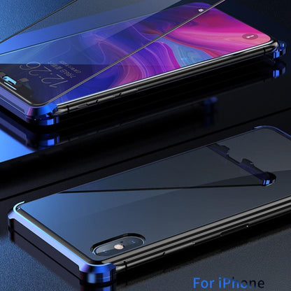 iPhone XR Frameless Auto-Fit (Front+ Back) Magnetic Glass Case