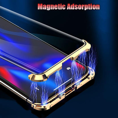 iPhone XR Frameless Auto-Fit (Front+ Back) Magnetic Glass Case