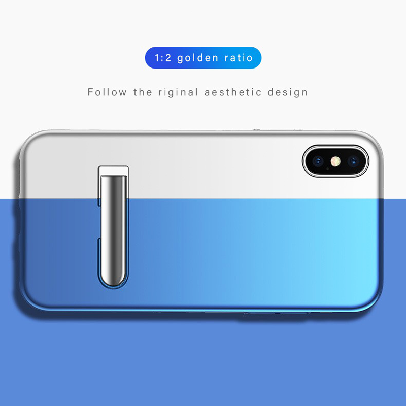 iPhone X Auto-Fit Magnetic Colour Contrast Kickstand Case