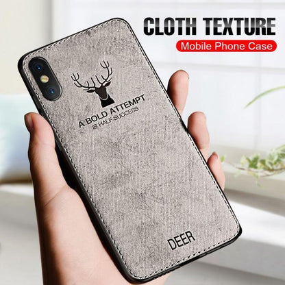 iPhone X Deer Pattern Inspirational Soft Case