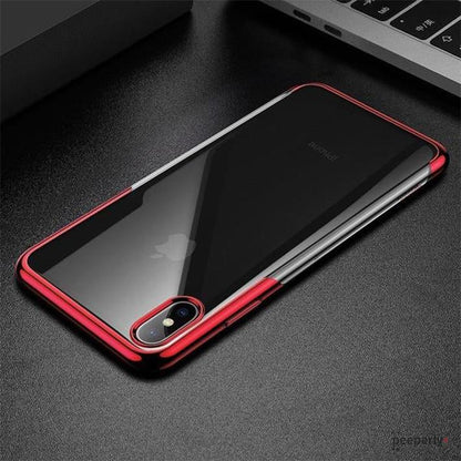 Baseus ® iPhone XS Max Ultra-Thin Transparent Sparkling Edge Case