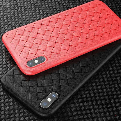 iPhone XS Max Ultra Thin Soft Grid Weaving Case