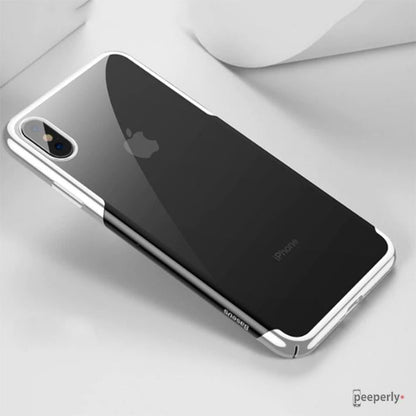 Baseus ® iPhone XS Max Ultra-Thin Transparent Sparkling Edge Case