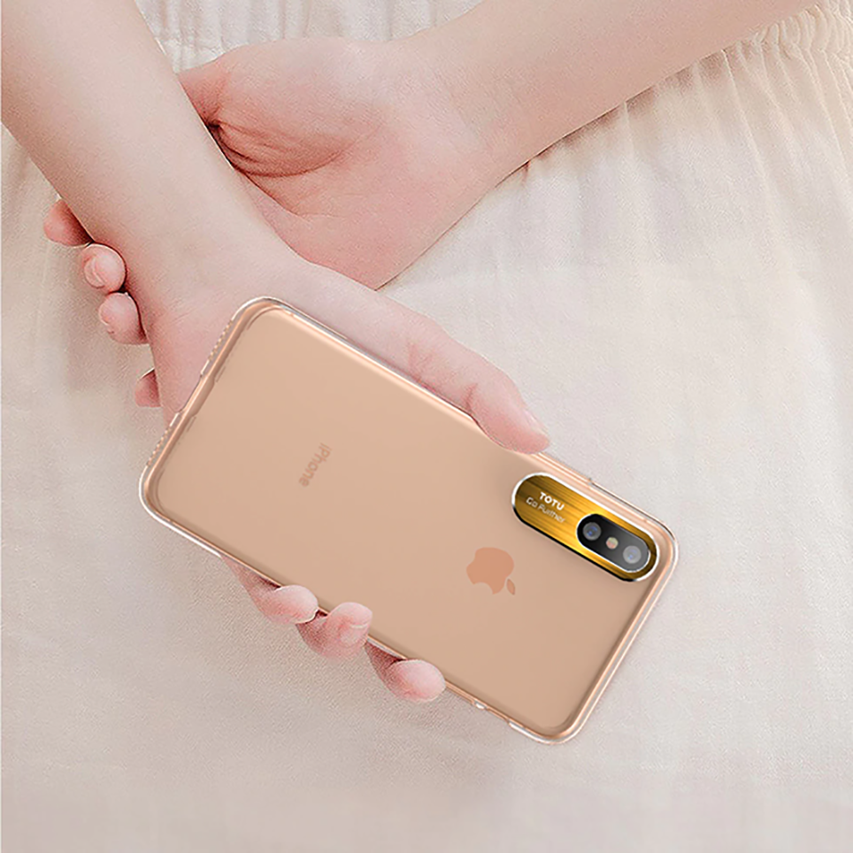 TOTU ® iPhone XS Clear Camera Protective Case