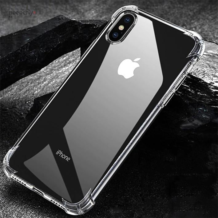 MK ® iPhone X King Kong Anti Shock TPU Transparent Case