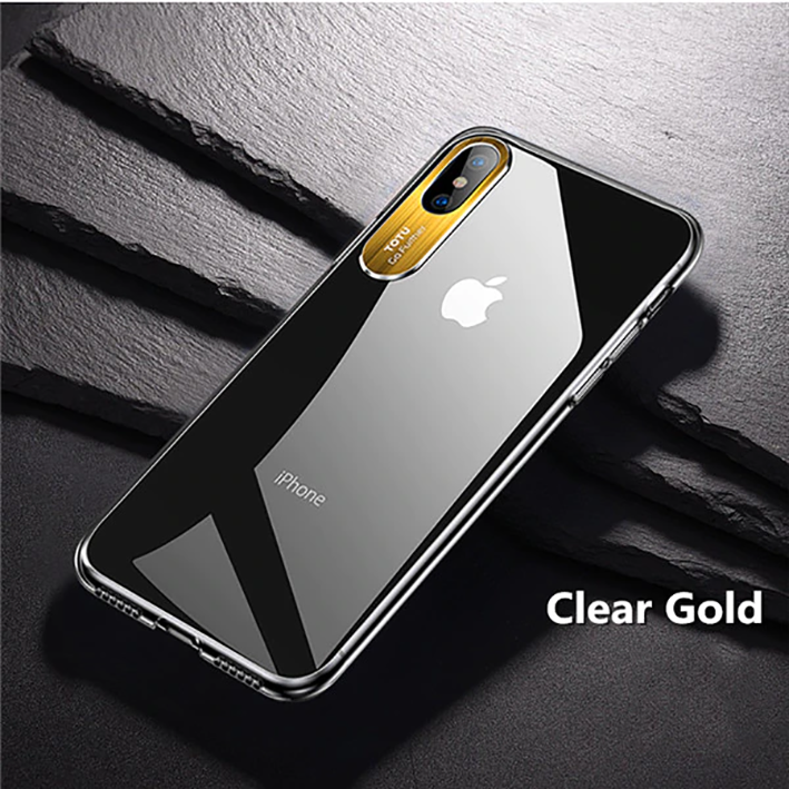 TOTU ® iPhone X Clear Camera Protective Case