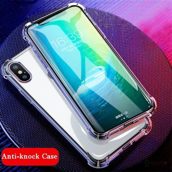 MK ® iPhone X King Kong Anti Shock TPU Transparent Case