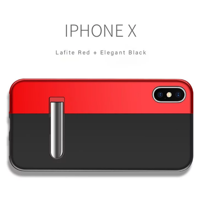 iPhone X Auto-Fit Magnetic Colour Contrast Kickstand Case