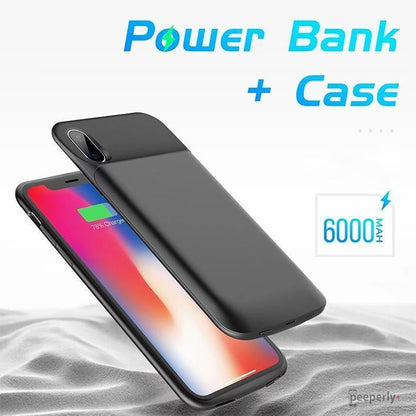 JLW ® iPhone XS Max Portable 5000 mAh Battery Shell Case