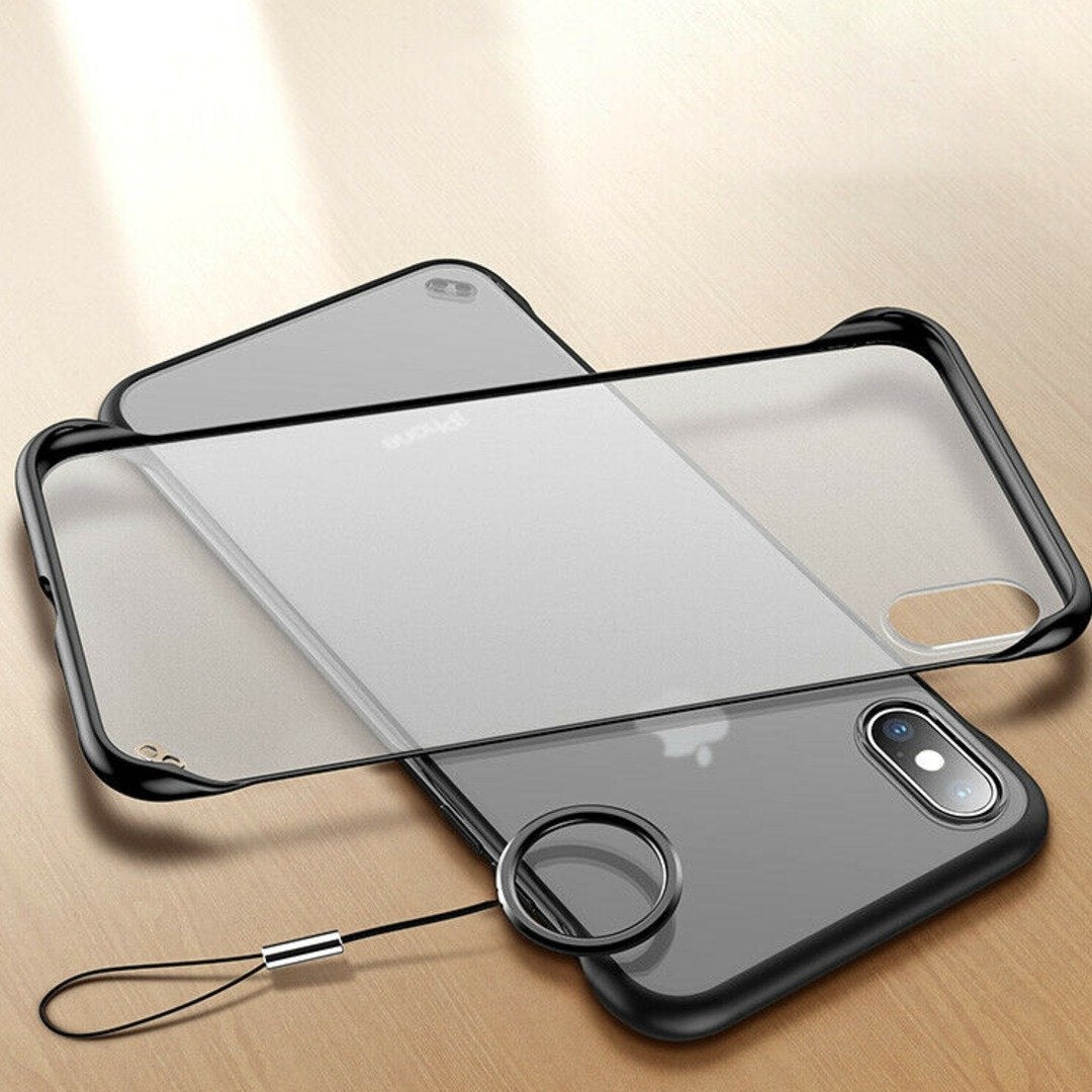 iPhone XS Luxury Frameless Transparent Case