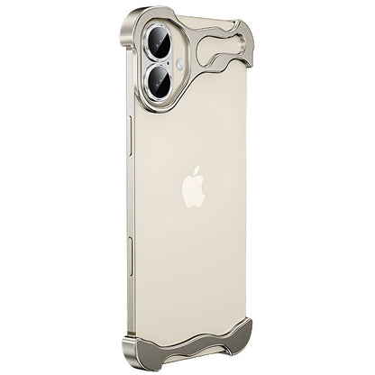 Luxury Minimal Metal Titanium Bumper Case for iPhone