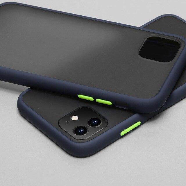 iPhone 12 Series Luxury Shockproof Matte Finish Case