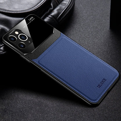 iPhone 11 Sleek Slim Leather Glass Case