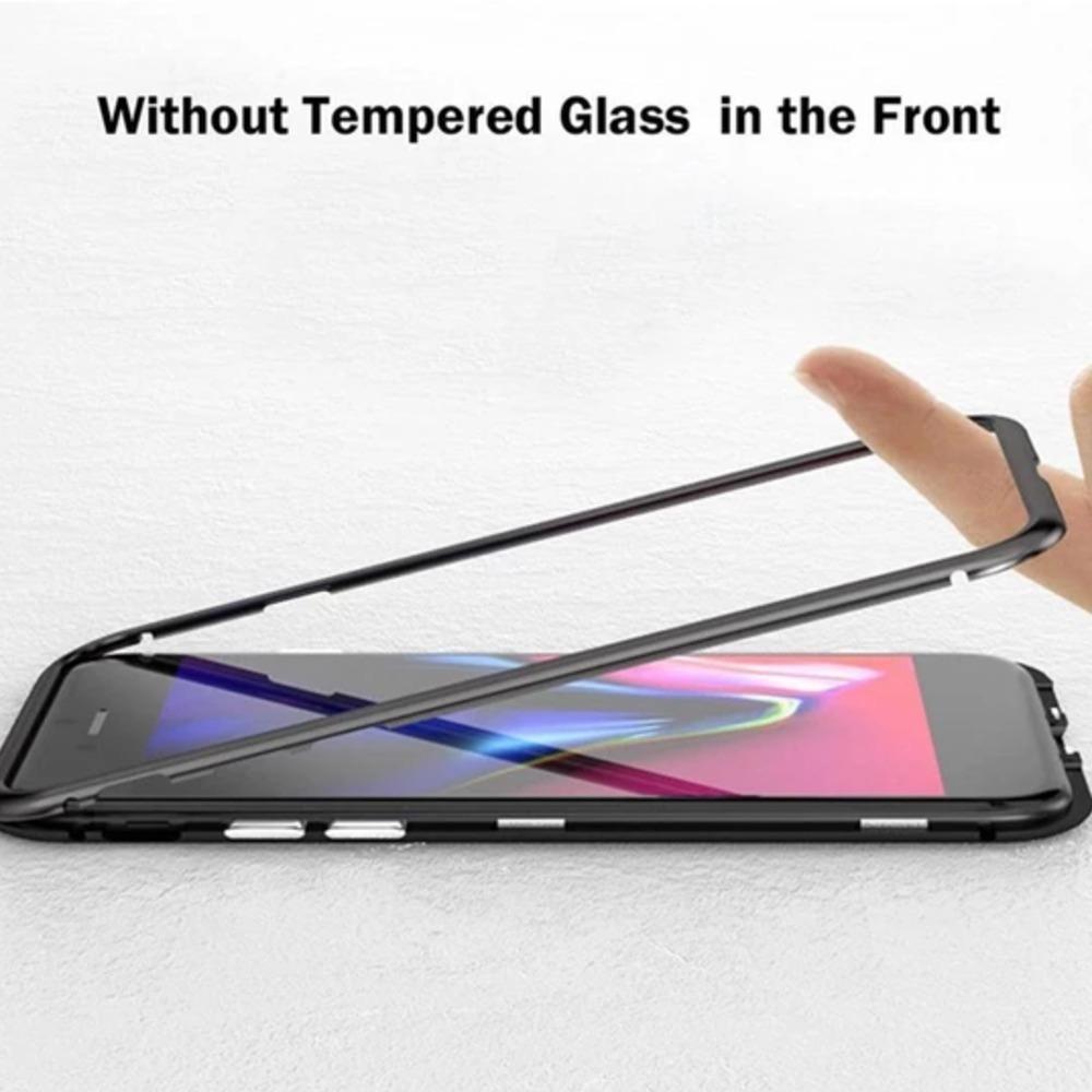 iPhone 11 Series Electronic Auto-Fit Magnetic Glass Case