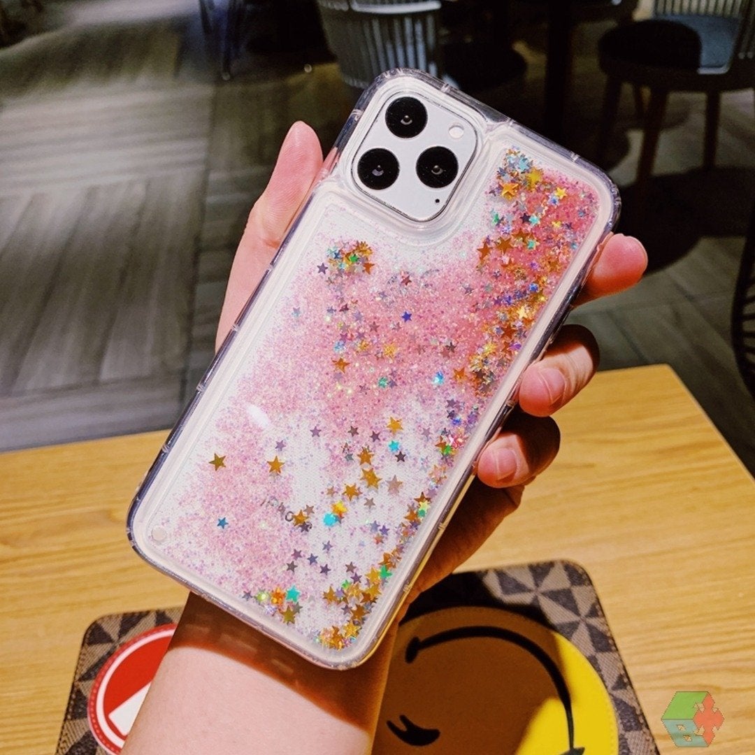 iPhone 11 Series Liquid Glitter Sparkle Shiny Bling Case