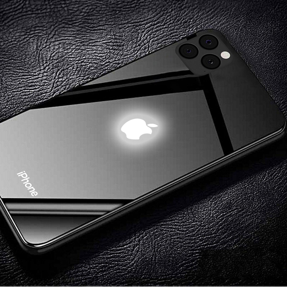 iPhone 11 Pro LED Logo Glass Back Case