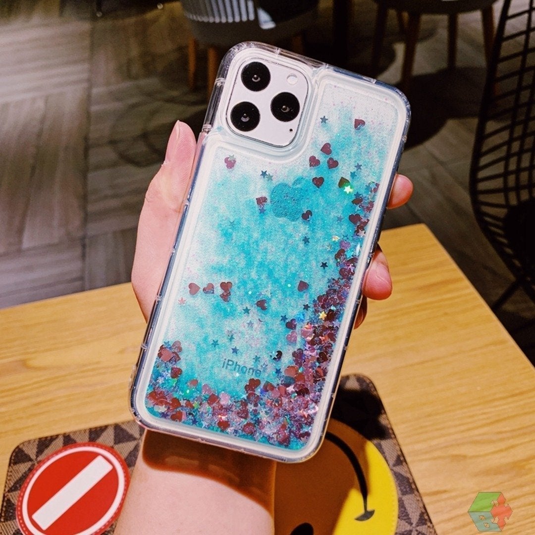 iPhone 11 Series Liquid Glitter Sparkle Shiny Bling Case