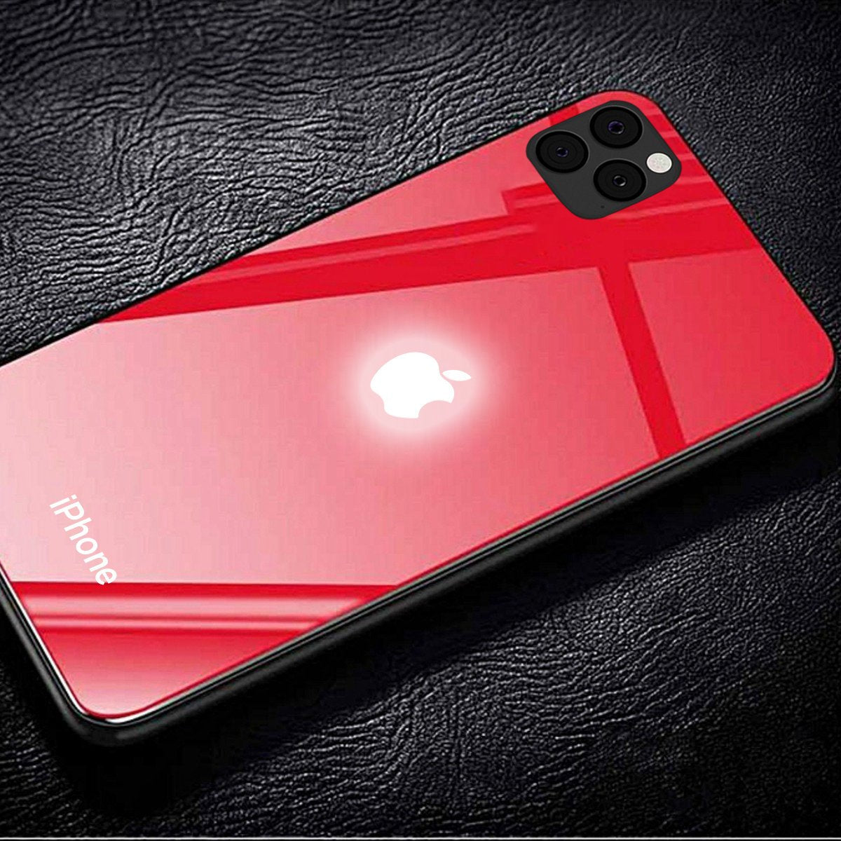 iPhone 11 Pro LED Logo Glass Back Case