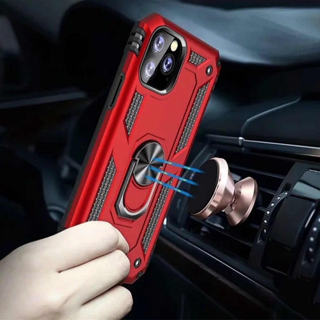 iPhone 11 Series Hybrid Armor Ring Case