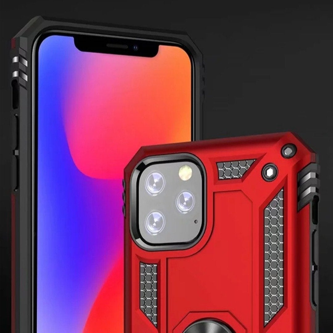 iPhone 11 Series Hybrid Armor Ring Case