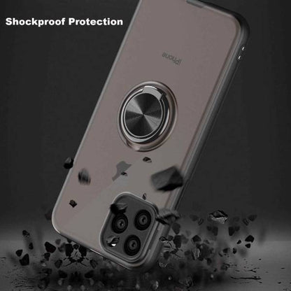 iPhone 11 Shockproof Translucent Ring Case