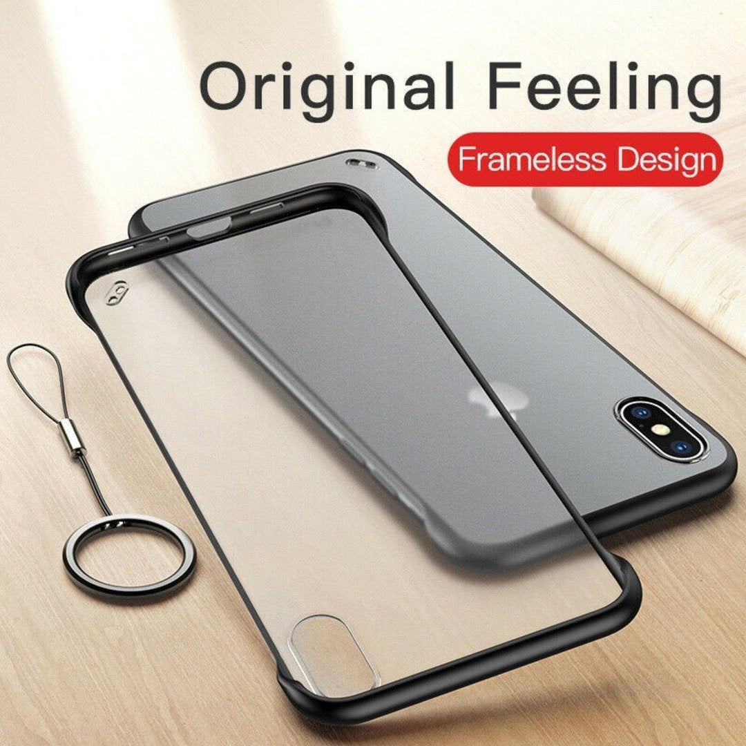 iPhone XS Luxury Frameless Transparent Case