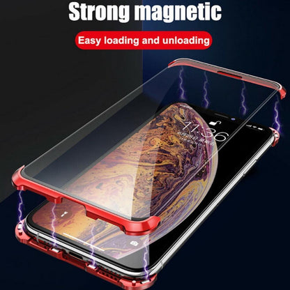 iPhone XR Frameless Auto-Fit (Front+ Back) Magnetic Glass Case