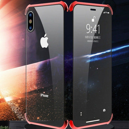 iPhone XR Frameless Auto-Fit (Front+ Back) Magnetic Glass Case