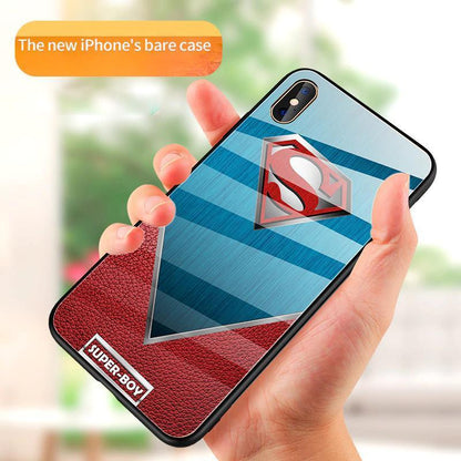 iPhone X Super Hero Series Glass Back Case