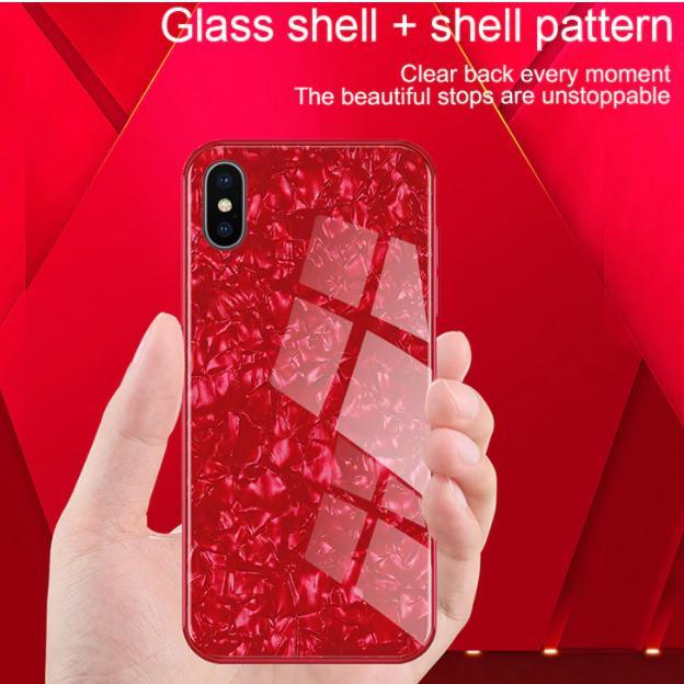 iPhone X Dream Shell Series Textured Marble Case