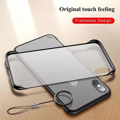 iPhone X Luxury Frameless Transparent Case