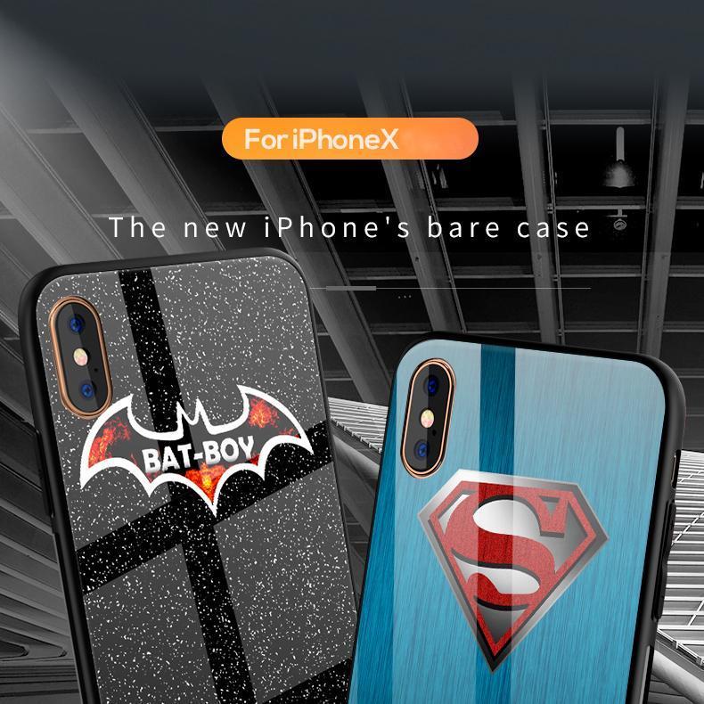 iPhone XS Super Hero Series Glass Back Case