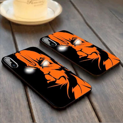 iPhone XS Max Lord Hanuman LED Laser Eyes Illuminated 3D Case