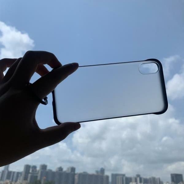 iPhone X Luxury Frameless Transparent Case