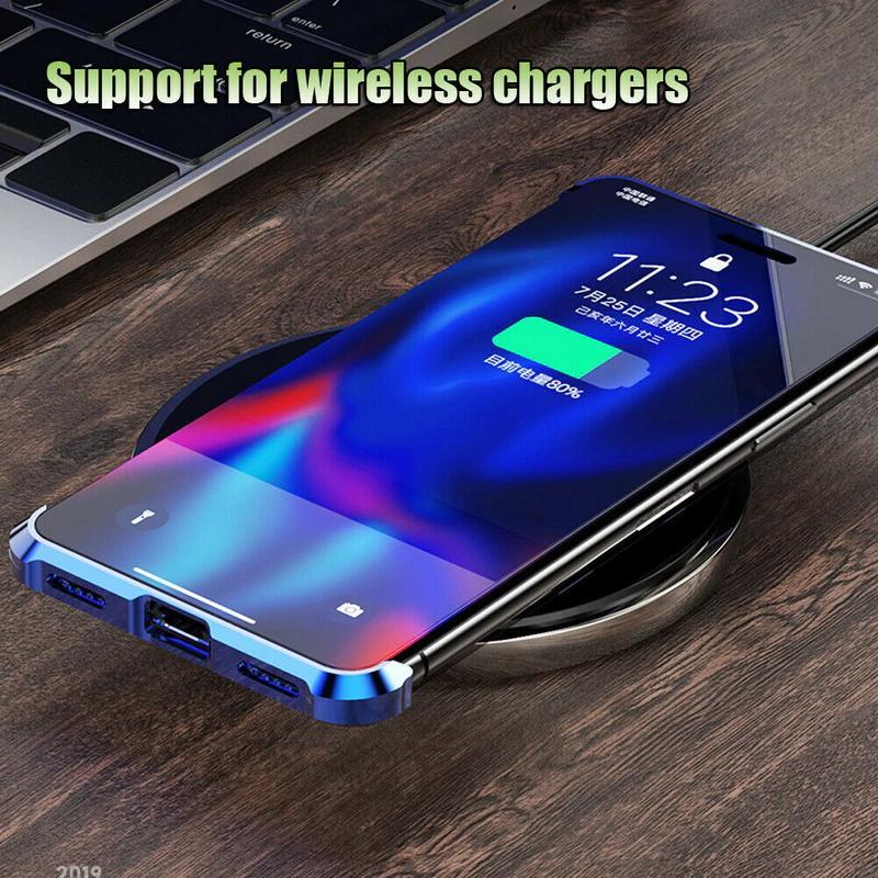 iPhone XR Frameless Auto-Fit (Front+ Back) Magnetic Glass Case