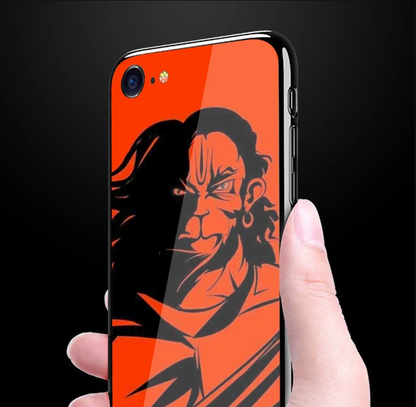 iPhone XS Max Lord Hanuman LED Laser Eyes Illuminated 3D Case