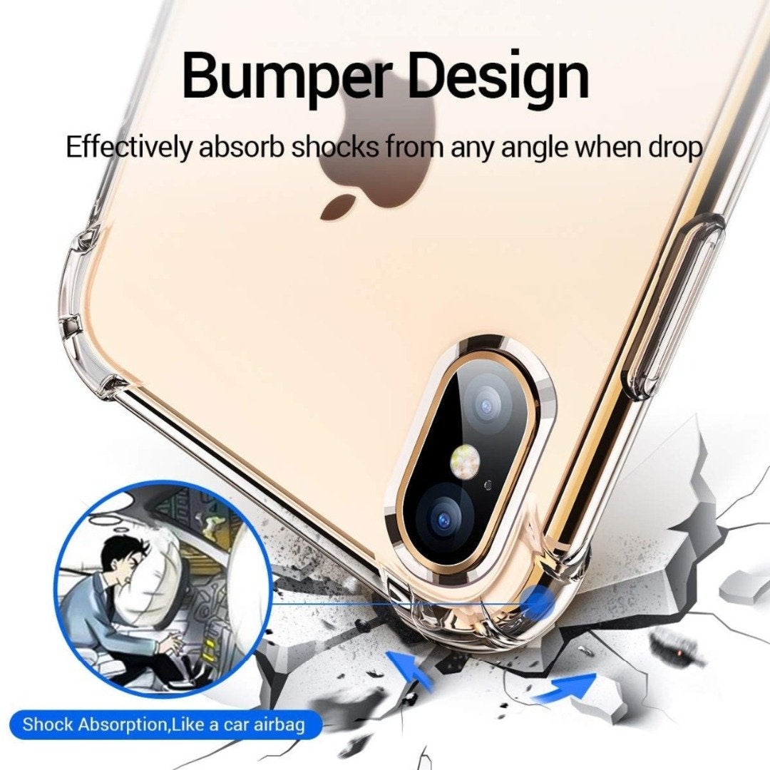 MK ® iPhone XR King Kong Anti Shock TPU Transparent Case