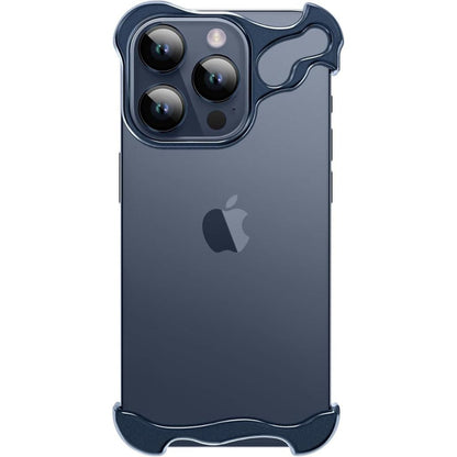 Luxury Minimal Metal Titanium Bumper Case for iPhone