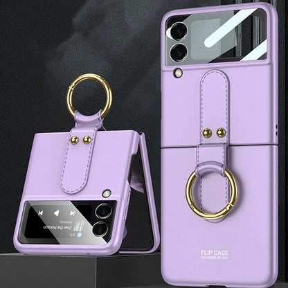 Galaxy Z Flip4 Luxury Ring Case