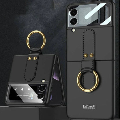 Galaxy Z Flip4 Luxury Ring Case