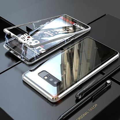 Galaxy Series Electronic Auto-Fit Magnetic Transparent Glass Case